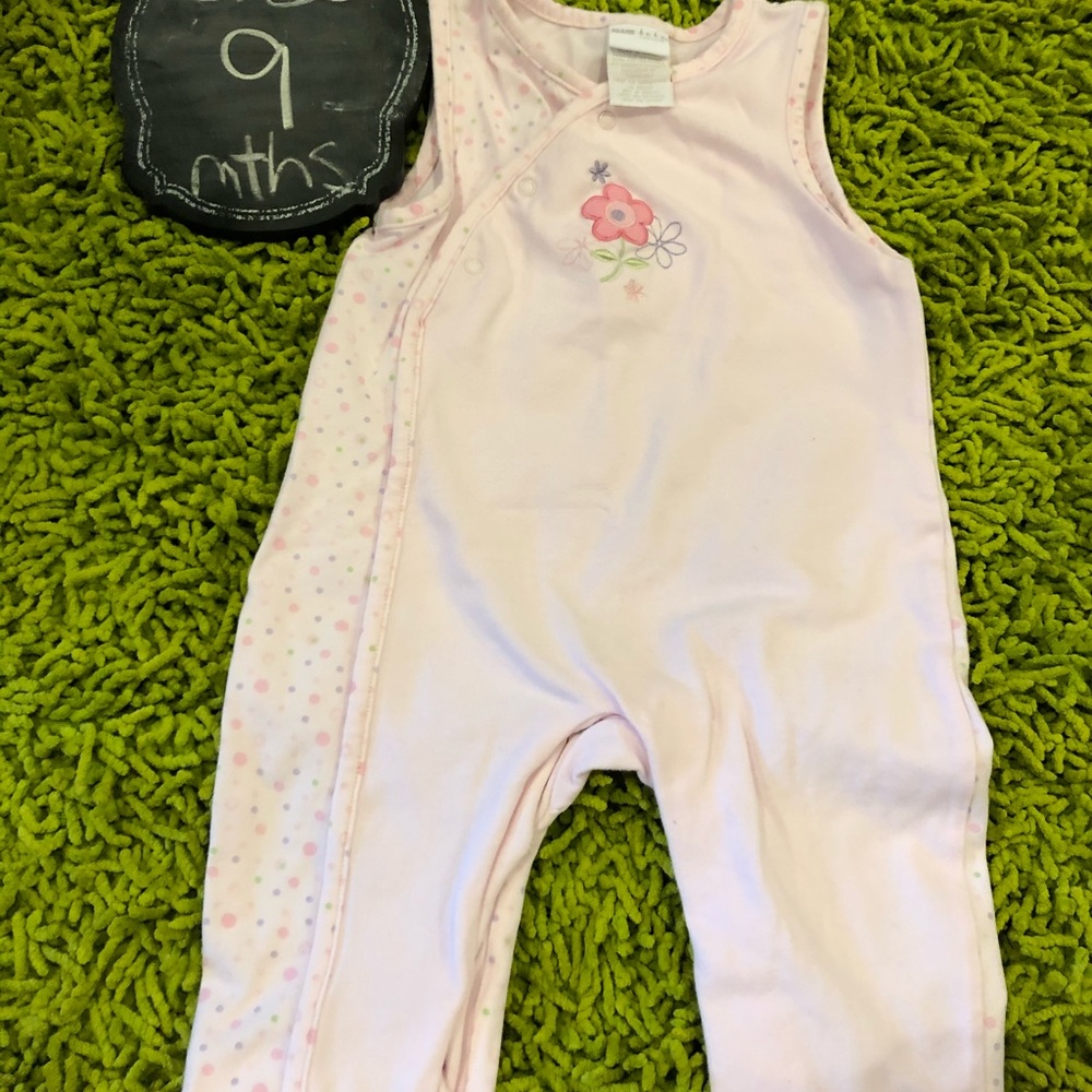 Sears Pink Floral Kids Bodysuit